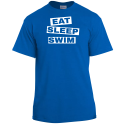 Eat Sleep Swim - Swimming T-shirt Design T-Shirt Design - 2030