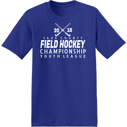 Field Hockey Championship Sauk County Youth League - Field Hockey T-shirt Design T-Shirt Design - 32