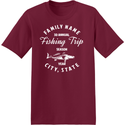Fishing Trip Event - Fishing T-shirt Design T-Shirt Design - 4084