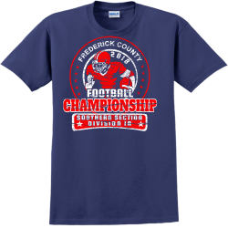 Frederick County Football Championship Southern Section Division 1a 2018 - Teamwear T-shirts