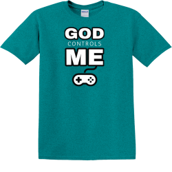 God Me Controls - Christian T-shirt Design T-Shirt Design - 3919
