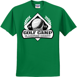 Golf Camp Blackford County - Golf T-shirt T-Shirt Design - 2927