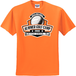 Summer Golf Camp Battle Creek, Mi T-Shirt Design - 2933
