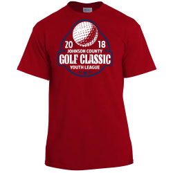 Golf Classic Johnson County Youth League T-Shirt Design - 2920