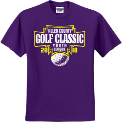 Golf Classic Allen County Youth League T-Shirt Design - 2924