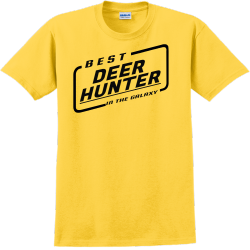 Deer Hunter Best In The Galaxy - Hunting T-shirt Design T-Shirt Design - 3030