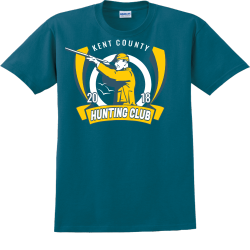 Hunting Club Kent County - Hunting T-shirt Design T-Shirt Design - 3014