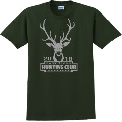 East Texas Hunting Club - Hunting T-shirt Design T-Shirt Design - 3019
