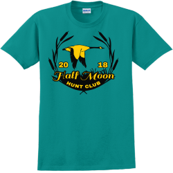 Half Moon Hunt Club - Hunting T-shirt Design T-Shirt Design - 3024