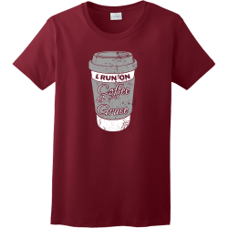 I Run On Coffee & Grace - Christian T-shirt Design T-Shirt Design - 4005