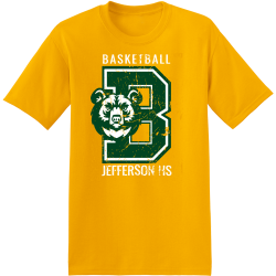 Bears Basketball - Basketball T-shirt Design T-Shirt Design - 4067