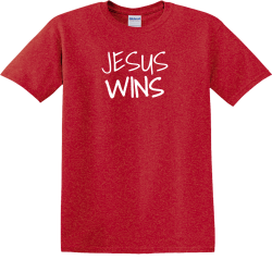 Jesus wins - Christian T-shirts