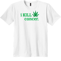 I Kill Cancer. - Cancer Awareness T-shirt Design T-Shirt Design - 1081