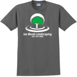 See Weeds Landscaping - Landscaping T-shirt Design T-Shirt Design - 3316