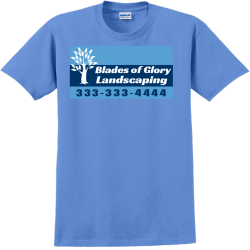 Blades Of Glory Landscaping - Landscaping T-shirt Design T-Shirt Design - 3315