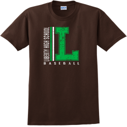 Baseball Liberty High School - Baseball T-shirt Design T-Shirt Design - 4031