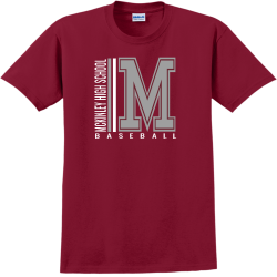 Baseball Mckinley High School - Baseball T-shirt Design T-Shirt Design - 4030