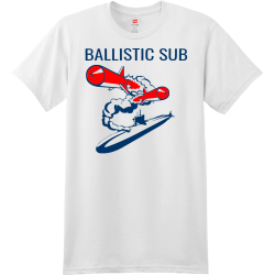 Ballistic Sub - Navy T-shirt Design T-Shirt Design - 4209