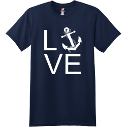 Love - Navy T-shirt Design T-Shirt Design - 4211