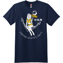 U.s.n United States Navy - Navy T-shirt Design T-Shirt Design - 4213