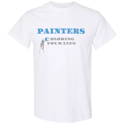 Painters Coloring Your Life - Construction T-shirt Design T-Shirt Design - 214