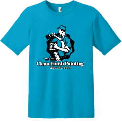 Clean Finish Painting - Painting T-shirt Design T-Shirt Design - 3326