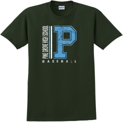 Pine Grove High School Baseball - Baseball T-shirts Design T-Shirt Design - 4032