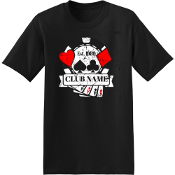Club Name Est. 1980 - Poker Party T-shirt Design T-Shirt Design - 4281