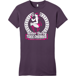 Toxic Cherries Kent County Roller Derby - Roller Derby T-shirt Design T-Shirt Design - 2993