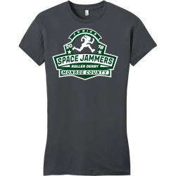 Space Jammers Monroe County Junior Roller Derby - Roller Derby T-shirt Design T-Shirt Design - 2994