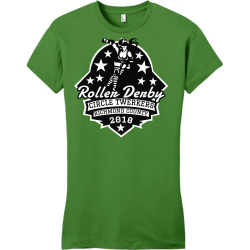 Roller Derby Circle Twerkers Richmond County - Roller Derby T-shirt Design T-Shirt Design - 3001