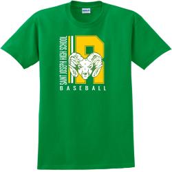 Rams Baseball T-Shirt Design - 4027