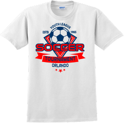 Soccer Orlando Tournament Youth League - Soccer T-shirt Design T-Shirt Design - 1943