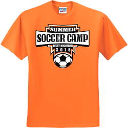 Summer Soccer Camp - Soccer T-shirt Design T-Shirt Design - 2867