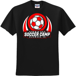 Soccer Camp Richmond, Va  - Soccer T-shirt Design T-Shirt Design - 2870