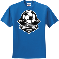 Summer Soccer Camp East Ohio - Soccer T-shirt Design T-Shirt Design - 2866