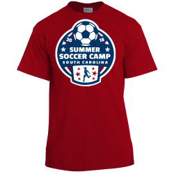 Soccer Camp Summer South Carolina T-Shirt Design - 2868