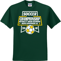 Soccer Championship - Soccer T-shirt Design T-Shirt Design - 2823