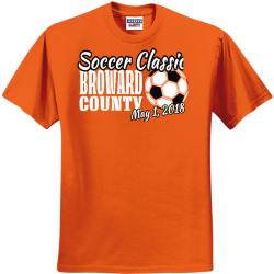 Soccer Classic Broward County - Soccer T-shirt Design T-Shirt Design - 2871