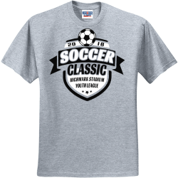 Soccer Classic Youth League - Soccer T-shirt Design T-Shirt Design - 2873