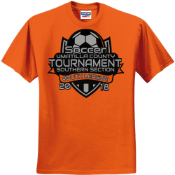 Umatilla County Soccer Tournament Southern Section Youth League - Soccer T-shirt Design T-Shirt Desi