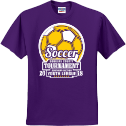 Soccer Tournament Douglas County Southern Section Youth League - Soccer T-shirt Design  T-Shirt Desi