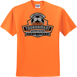 Lake County Soccer Tournament Western Section Youth League - Soccer T-shirt Design T-Shirt Design - 
