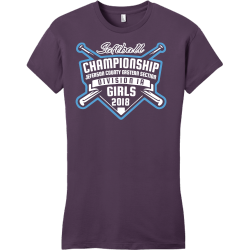 Softball Championship Jeferson County - Softball T-shirt Design T-Shirt Design - 2707