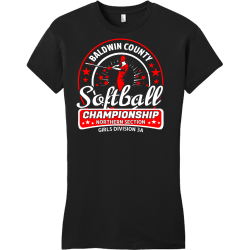 Baldwin County Softball Championship - Softball T-shirt Design T-Shirt Design - 2706