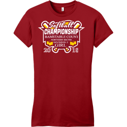Bamstable County Softball Championship - Softball T-shirt Design T-Shirt Design - 2711