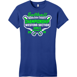 Middlesex County Softball Championship - Softball T-shirt Design T-Shirt Design - 2712