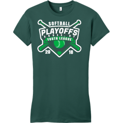 Softball Playoffs Andes, Ny Youth League - Softball T-shirt Design T-Shirt Design - 2734