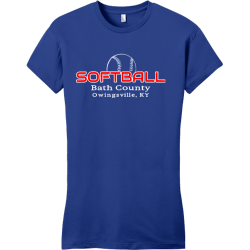 Softball Bath County Owingsville, Ky - Softball T-shirt Design T-Shirt Design - 1964