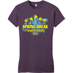 Spring Break Panama City Beach T-Shirt Design - 3645